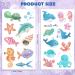Sea Animals Temporary Glitter Tattoos - 20 Sheets for Kids Party Favors | Dolphin, Shark, Octopus, Fish Stickers - Buy Online on SooperMarket.com