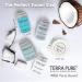 White Tea and Coconut Hotel Soaps & Toiletries Bulk Set | Terra Pure Collection | 1oz Shampoo, Conditioner, Body Wash, Lotion & 1.25oz Bar Soap | 75-Piece Travel Size Kit - Buy Online on SooperMarket.com