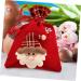 OFFSCH 3pcs Christmas Candy Bag Storage Bags Candy Bags Christmas Container Bag Cloth Small - Buy Online on SooperMarket.com