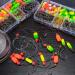 Dr.Fish 200PCs Pompano Rig Making Kit | Surf Fishing Rig Accessories | Saltwater Bottom Rig Parts with Circle Hooks, Beads, Swivels, and Snaps - Buy Online on SooperMarket.com