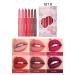 6Pcs HANDAIYAN Rotating Matte Lip Crayon Set B with Built-In Sharpener - Buy Online on SooperMarket.com