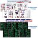 60 Sheets 4th of July Glow in the Dark Patriotic Temporary Tattoos with American Flag Design - Buy Online on SooperMarket.com
