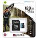 Kingston 128GB microSDXC Canvas Go Plus Memory Card | 170MB/s Read Speed | UHS-I, C10, U3, V30, A2/A1 | Includes Adapter | Fast 128GB microSD Card - Buy Online on SooperMarket.com