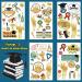 60 PCS Metallic Glitter Graduation Temporary Tattoos - Boys & Girls Party Supplies - Graduation Stickers - Congratulatory Decoration Gift - 5 Sheets - Buy Online on SooperMarket.com