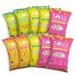 Taali Variety Pack Water Lily Pops (10-Pack) - Four Delicious Flavors! Now with Himalayan Pink Salt! | Protein-Rich Roasted Snack | Non GMO Verified - Individual 0.8 oz Bags 4-Flavor Variety Small Bags (10-pack)
