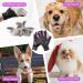 Cool Job Fur Care Gloves - Pet Shampoo Bath Brush & Depilatory Glove for Cats Dogs Horses & Rabbits (Size S-M) | International Shipping - Buy Online on SooperMarket.com