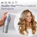 MONAT Studio One Flex Control Hairspray Light to Medium Buildable Hold Infused with REJUVENIQE Can be Used on Colored Hair Fresh Smelling Scent Style Memory for Humid Weather - Buy Online on SooperMarket.com