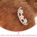 KALLORY Women's Acrylic Flower Hair Clips - 4pcs Rhinestone Bobby Pins for Girls & Women - Buy Online on SooperMarket.com
