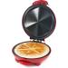 Elite Gourmet EQD413 Non-Stick Electric Quesadilla Maker 6-Wedge Easy-Slice Grilled Cheese 8 Inch Red - Buy Online on SooperMarket.com
