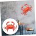 Cabilock 1pc Wall Decoration Pendant Outdoor Wall Art Wall Sticker Decor Decoration for Home Red Wrought Iron - Buy Online on SooperMarket.com