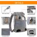 Legs Out Front Pet Dog Carrier Front Chest Backpack Adjustable Hands-Free Backpack Travel Bag for Small Medium Dog Puppy Cat Outdoor Shoulder Strap Padded (Leg Spacing 21 CM x Length 40 CM Grey) Leg Spacing 21 CM x Length 40 CM Grey - Buy Online on SooperMarket.com
