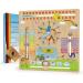 Woodywood Calendar Watch for Children - Bilingual Montessori Learning Clock in Wood - 30x30 cm - Teach Time Date & More Ideal Gift for Kids - Buy Online on SooperMarket.com
