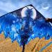 Dragon Kite for Kids & Adults - Easy-to-Fly Delta Beach Kite with 300ft String | Ice-themed Design - Buy Online on SooperMarket.com
