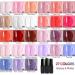 Lavender Violets 48-Piece Gel Polish Set with 54W Nail Lamp - Autumn Colours Starter Kit | Includes Nail Art Brush, Base Coat, Matte Top Coat, and No Wipe Top Coat | Q975 Q973 - Buy Online on SooperMarket.com