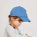 LANGZHEN Kids Plain Baseball Cap Hat | Adjustable Sun Hat for Boys and Girls 2-4 Years | 100% Cotton | Embroidered Blue - Buy Online on SooperMarket.com