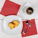 HEKU 100 Red 3-Layer Napkins | 33x33cm | Highly Absorbent & Stylish | Perfect for Events & Gastronomy | Practical 5-Pack - International Shipping Available - Buy Online on SooperMarket.com