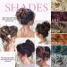 Fulang Hair 5-Pack Large Wavy Bun Hair Parts with Rubber Bands Artificial Hair Extensions for Women s Updos & Messy Buns (1B) - Buy Online on SooperMarket.com