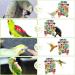 MQUPIN Large Bird Parrot Toys Colorful 22 Inch Wooden Blocks for African Greys, Amazons, Cockatoos and Macaws - Chew Toys for Large Parrots - Buy Online on SooperMarket.com