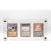 Acrylic Trading Card Frame Holder Stand Display - 3 Slots UV Filtering Screwdown - Buy Online on SooperMarket.com