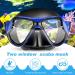 2 Pack Adult Swim Mask with Nose Cover | Anti Fog Tempered Glass Goggles for Diving Snorkeling - Buy Online on SooperMarket.com