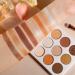 Ecofavor 9-Color Brown Eyeshadow Palette - Natural Matte, Shimmer, Glitter | Highly Pigmented, Waterproof | Easy to Blend Naked Earth Tones Makeup Palette - Buy Online on SooperMarket.com