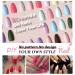 Wine Red Almond Shaped Press on Nails - 24pcs Xcreando Medium Length Fake Acrylic Glue on False Nails for Women and Girls - Buy Online on SooperMarket.com