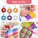 Anglecai 336 Pieces Loom Potholder Loops Kit - 14 Colors | Weaving Craft with Crochet Hooks | Compatible with 7 Inch Loom - Buy Online on SooperMarket.com
