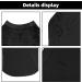 BINGPET Soft Cotton Dog Shirt - Lightweight Puppy Tank Top for Summer - Medium Black (Chest 18.1in) - Buy Online on SooperMarket.com