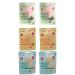 Derma V10 Foot Pack Mask (6 Pack) Deep Moisturising (Hemp Seed Oil Honey & Almond Argan Oil)