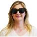 Stylish Retro Mini Glasses - Prescription Sunglasses with XL Lenses Thick Frames & Free Case for Women - 2.5 Diopters - Buy Online on SooperMarket.com