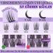 Eyelash Extensions 84 PCs | Z15 B&C Individual Eyelashes | DIY Lash Clusters for Beginners | Reusable Single Eyelash Brushes | D-16mm Lashes for At-Home Extensions - Buy Online on SooperMarket.com