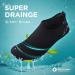 SEEKWAY Water Shoes - Quick Dry Aqua Socks for Beach, Pool & Surf - Black SK002 - Size 8.5-9.5 Women/7.5-8.5 Men - Buy Online on SooperMarket.com