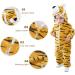 Baby Hooded Rompers - Winter Flannel Jumpsuit Pajamas for Infants (3-6 Months) | COOKY.D Tiger Design - Buy Online on SooperMarket.com