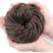Scrunchie Hair Bun Extension Updo Hairpiece in Dark Brown & Auburn - 45g - Buy Online on SooperMarket.com