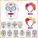 Halloween Temporary Face Tattoos - Day of the Dead Headband & Costume Tattoos Set - Buy Online on SooperMarket.com