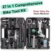 27 Piece Bike Tool Kit for Mountain/Road Bicycle Maintenance & Repair with Storage Case - Buy Online on SooperMarket.com
