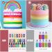Premium Cyan Food Coloring - 160ml Sugar-Free Liquid Dyes for Cakes Baking Cookies Macarons DIY Slime & More | International Shipping Available - Buy Online on SooperMarket.com