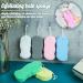 6 PCS Ultra Soft Exfoliating Bath Sponge Set with Sticky Hooks - Ideal for Adults, Children, and Pregnant Women - Buy Online on SooperMarket.com