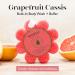Spongelle Grapefruit Cassis Wild Flower Loofah Body Scrubber Exfoliating Bath & Shower Sponge for Women | 14+ Uses | Infused with Zesty Grapefruit Cassis & Vanilla - Buy Online on SooperMarket.com