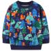 Boys Sweatshirt for Kids Dinosaur Jumper Cotton Casual Top Long Sleeve Pullover T-Shirt Toddler Girls Shirts Baby Clothes 1-8 Years 2-3 Years Trees