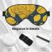 Yellow Leaves Chicken Soft Sleep Eye Mask - Breathable Female Eye Patch for Travel & Relaxation - Buy Online on SooperMarket.com