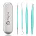 Premium Vinyl Weeding Tool Kit - Precision Stainless Steel Weeder - Hook and Pick with Fine Tweezers Crafting Set - by iVyne Light Blue