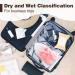 50 Pcs Translucent Travel Shoe Bags - Large Clear Shoe Storage Organizers for Men and Women - Buy Online on SooperMarket.com