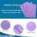 50-Pack 31x70 Inches Waterproof Disposable Bed Sheets - Purple Non-Woven Fabric for Spa, Beauty Salon, Hotels - Buy Online on SooperMarket.com