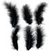 100pcs Black Feathers for Crafts & Dreamcatcher Making - DIY Fringe Trim & Colored Material - Buy Online on SooperMarket.com