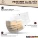 Buy Charlemain 50x Medical Masks - EN 14683 Type IIR BFE 99.9% Latex-Free 3-Layer Protection Made in Germany One-Way Face Masks (Beige) - 50 Pieces Pack - Buy Online on SooperMarket.com