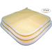 3 pcs Dual-Sided Exfoliating Scrubber & Terry Cloth Towel Set for Home Spa - Gentle Exfoliation for Face & Body - Shower Scrubber for Dead Skin Removal - Ideal for Skin Care - Buy Online on SooperMarket.com