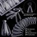 Kalolary 120Pcs Clear Dual Nail System - MOOLD ACYLL Stiletto Nail Extension Tips for Nail Art | 12 Sizes with Scale for Perfect Manicure - Buy Online on SooperMarket.com