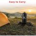 Dr. Prepare 4 Gallon Camping Shower Bag with Upgraded Screw Lid, Pressure Foot Pump, and Handy Nozzle - Portable Solar Shower for Beach, Camping, Hiking Trip - Buy Online on SooperMarket.com