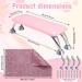 Professional Pink Leather Arm Rest for Nails with Wipes - Manicure Hand Pillow for Nail Techs - Buy Online on SooperMarket.com